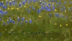 "A TOUCH OF INDIAN PAINT" TEXAS BLUEBONNETS & INDIAN PAINTBRUSH HILL COUNTRY