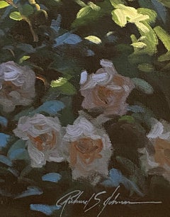 "LATTICE ROSE" BELLA SIGNORA IN UN GIARDINO.