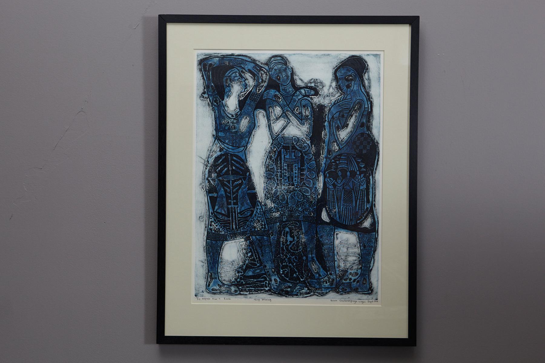 Mue'li- Widder von Ekpaen – Print von Bruce Onobrakpeya