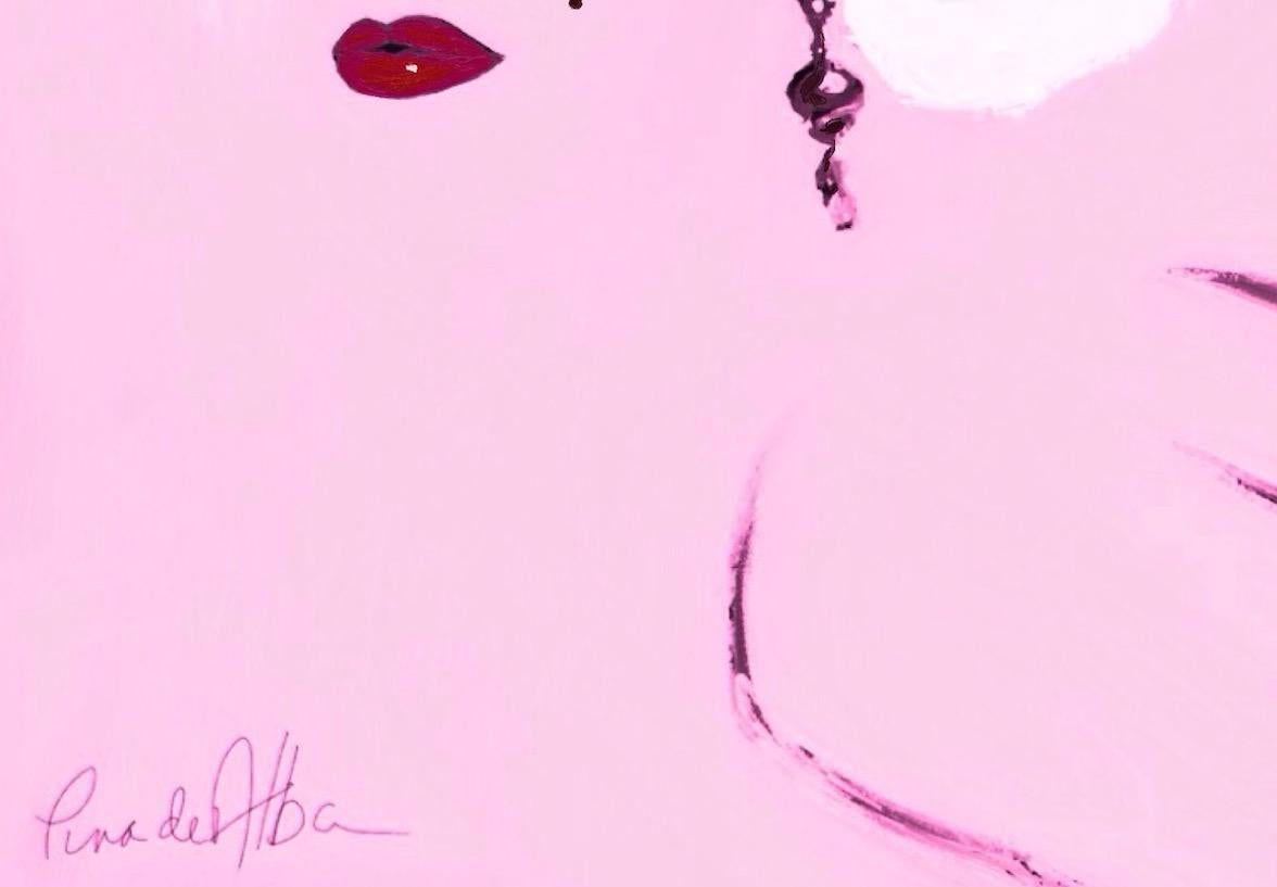 Marilyn aus Marilyn (Pink), Figurative Art, von Arthur Pina de Alba