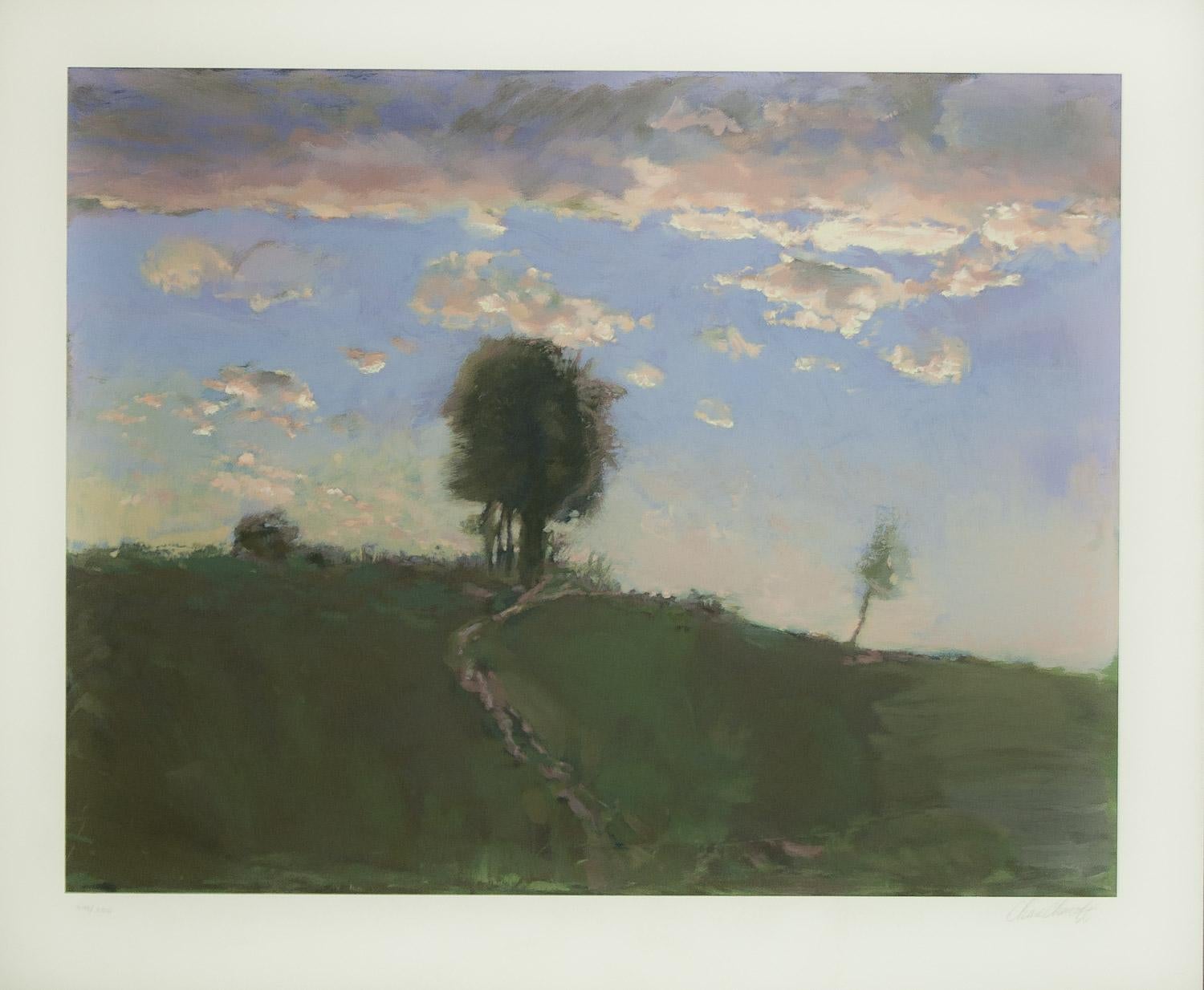 Chase Chen Landscape Print – Weg zum Horizont 