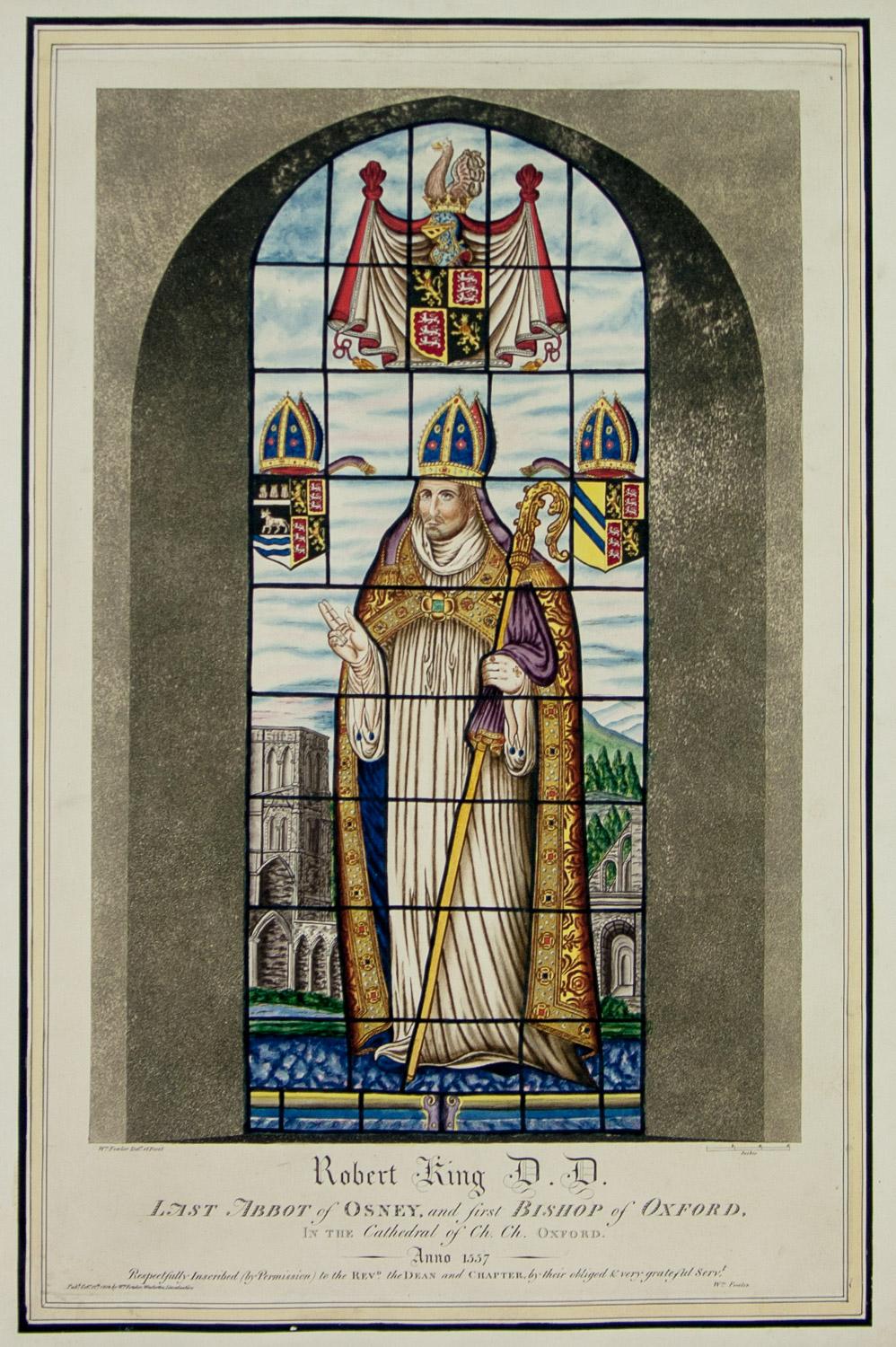 Robert King D.D. Stained Glass Pavement by William Fowler 1808