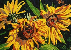 Serigrafia originale "Sunburst" di Robert Daughters