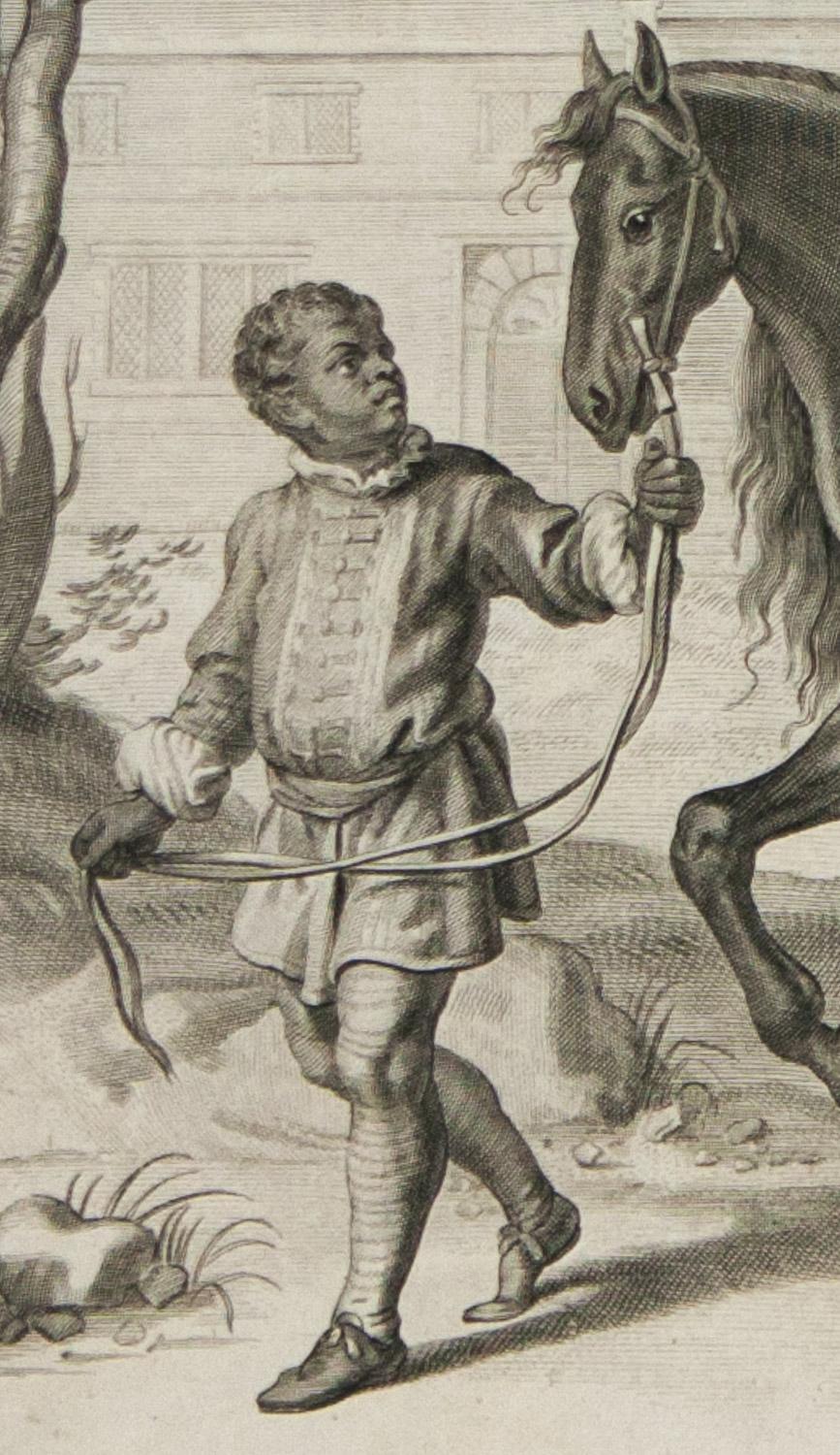 Mackomilia un Turke - a General System of Horsemanship, 1658 - Print by ( aft. ) Abraham van Diepenbeeck