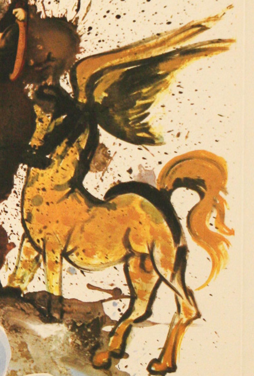 Hommage a Cranach-Lithographie von Salvador Dali, 1971 (Surrealismus), Print, von Salvador Dalí