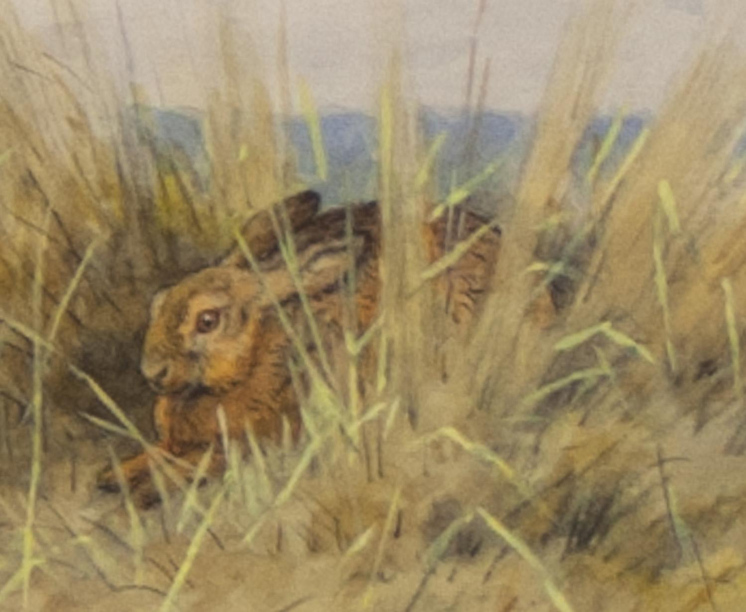    The American artist Paul Wood ( 1897-1964 ) was known for his watercolors and etchings of animals but particularly of hunting dogs and birds. In the 1930’s his etchings were published by the Paris Etching Society and exhibited in the USA and in
