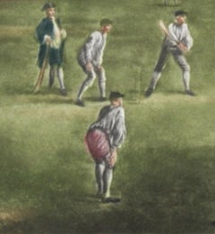 A Cricket Match at Mary-le-Bone Fields by Lawrence  Josset