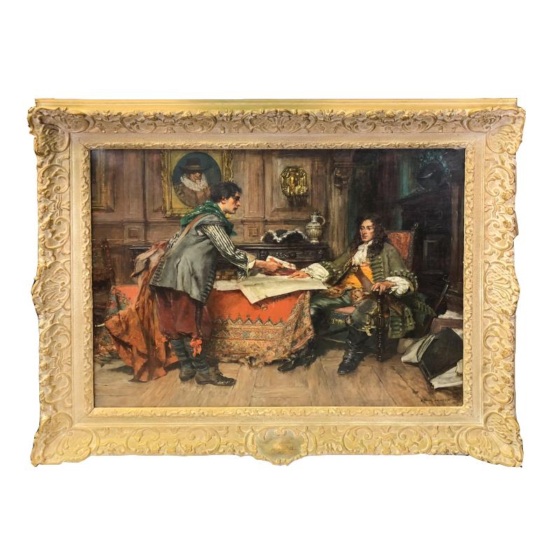 Arthur David McCormick Figurative Painting - The King
s Messenger