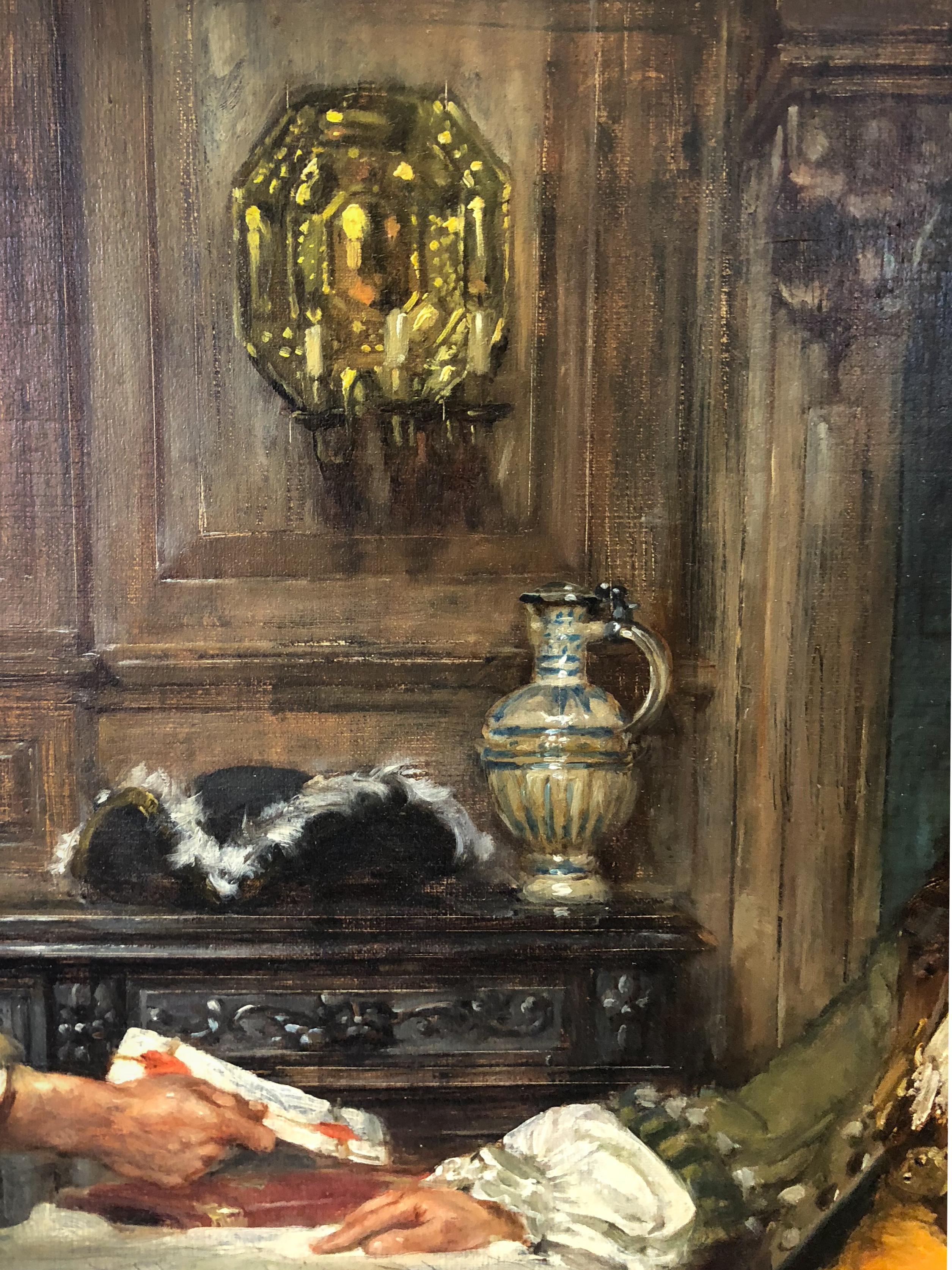 The King's Messenger - Old Masters Painting by Arthur David McCormick