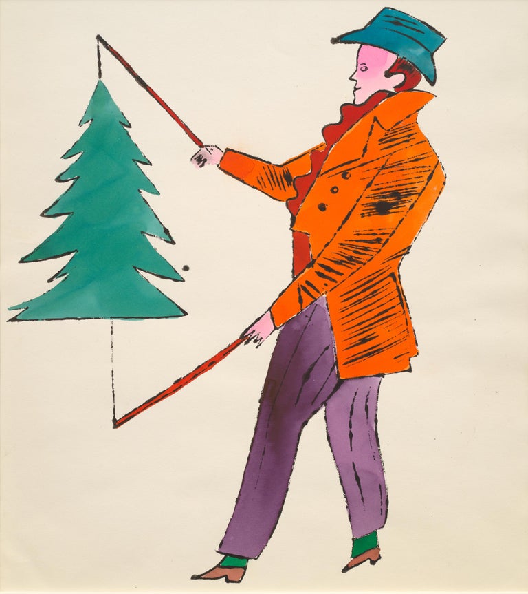 andy warhol stick figures