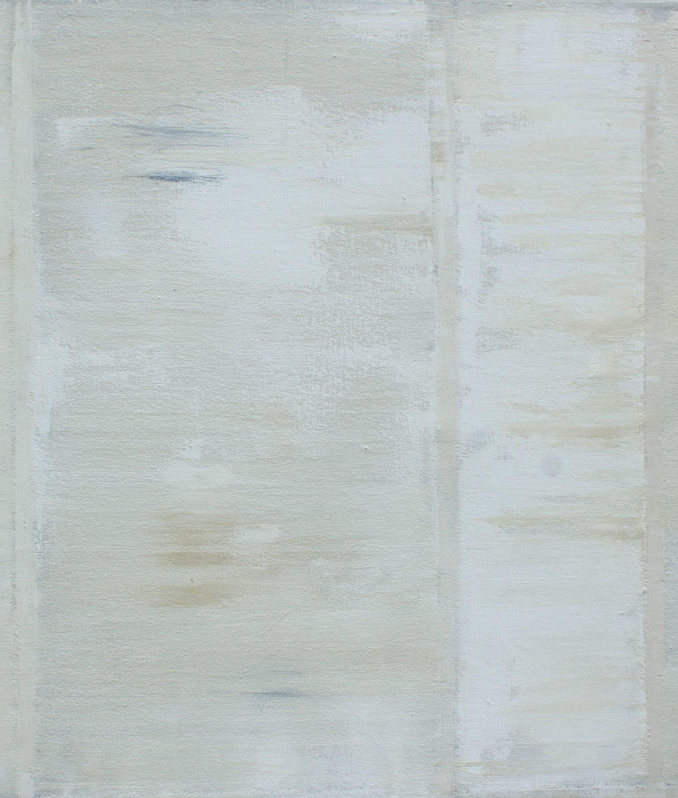 Toujours blanc n° 2 - Abstrait Art par Perla Krauze