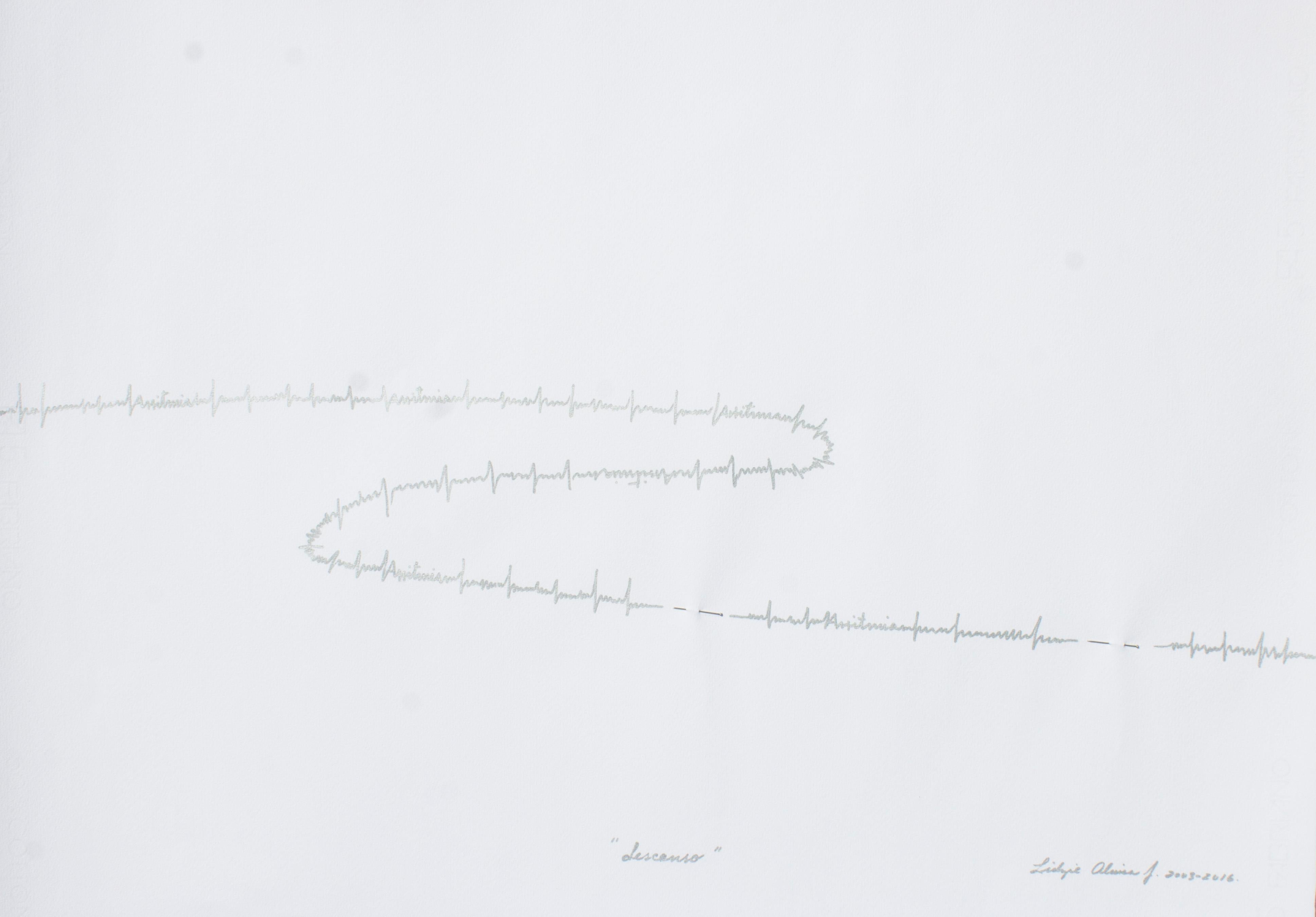 Lidzie Alvisa Abstract Drawing - Descanso