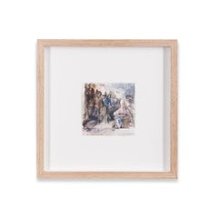 Vintage 20th Century Watercolour of a Theatre Scene by Alastair Michie