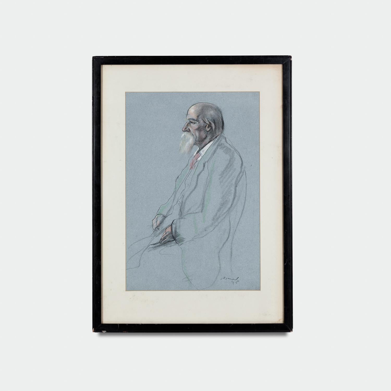 Portrait of an Old Man by Jacob Kramer, circa 1915 - Art by JACOB KRAMER