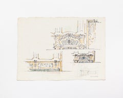 Original Early 20th Century Italian Sketch