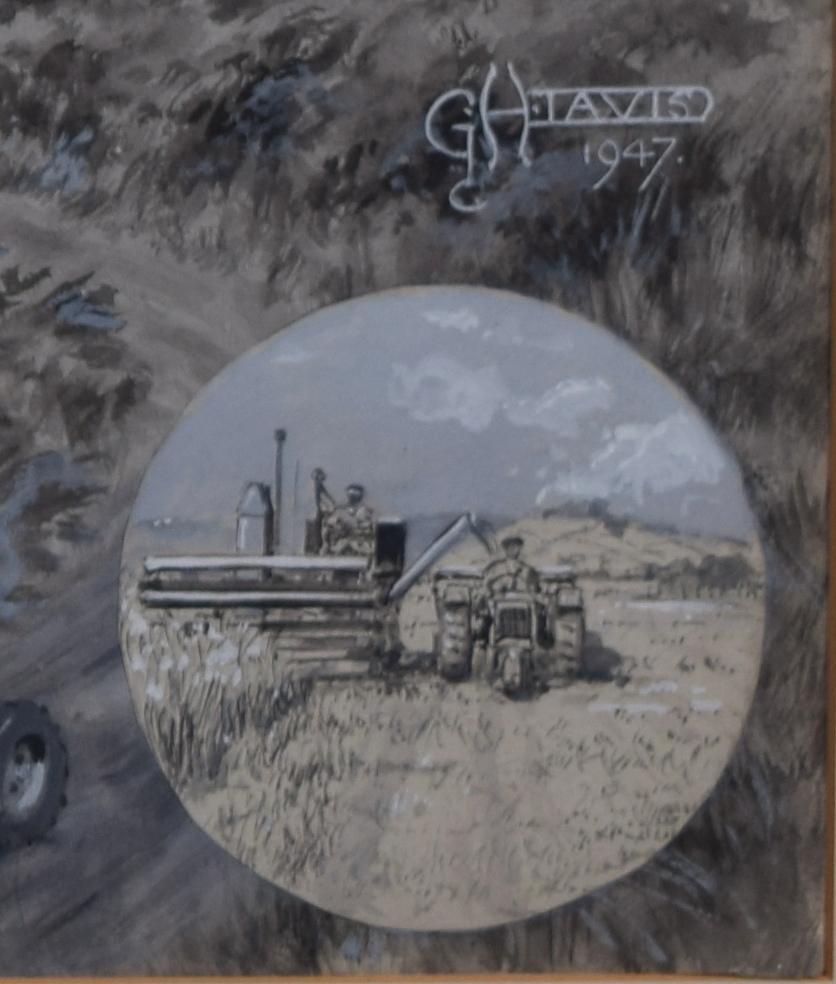 George Horace Davis Illustrated London News Diseño Mecanización agrícola en venta 1