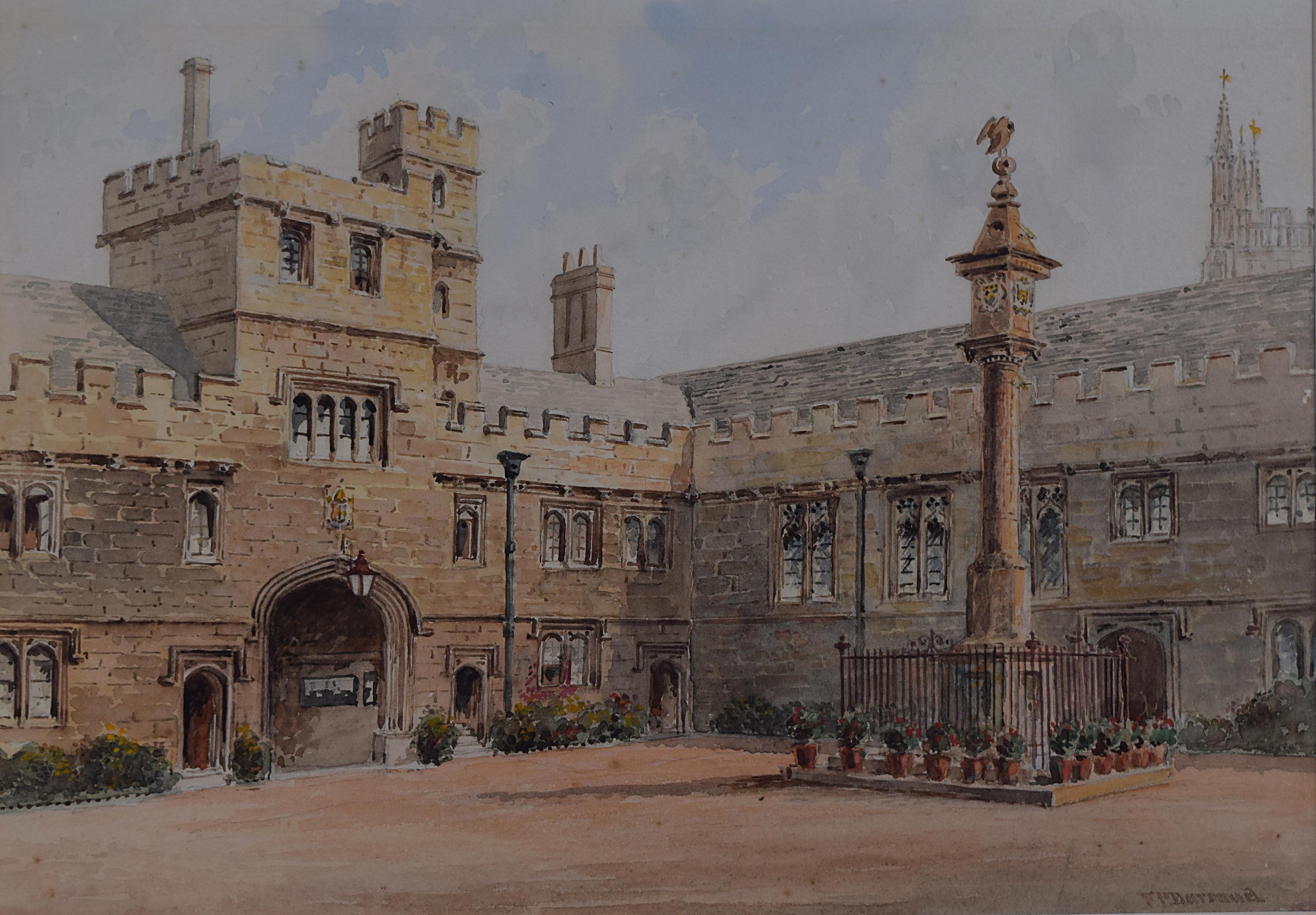 To see our other views of Oxford and Cambridge, scroll down to "More from this Seller" and below it click on "See all from this Seller" - or send us a message if you cannot find the view you want. 

Francis Philip Barraud RA (1824-1901)
View of