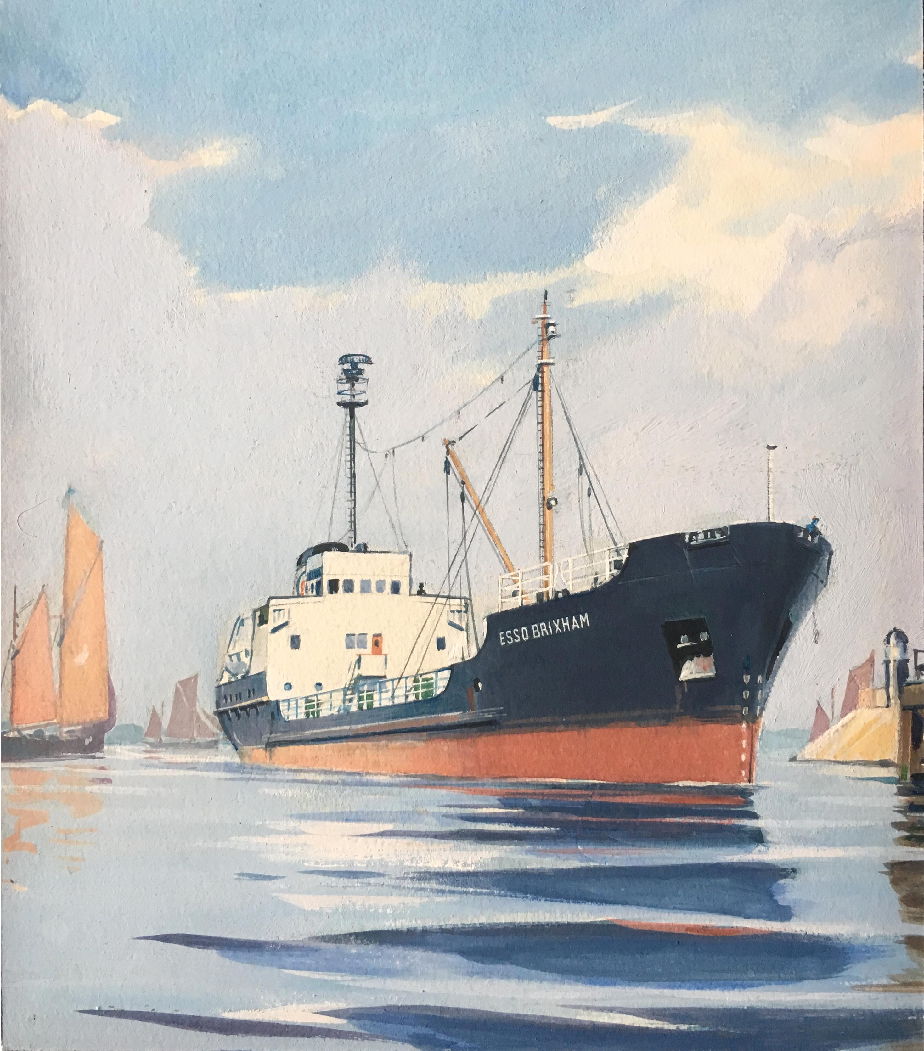 oil tanker painting