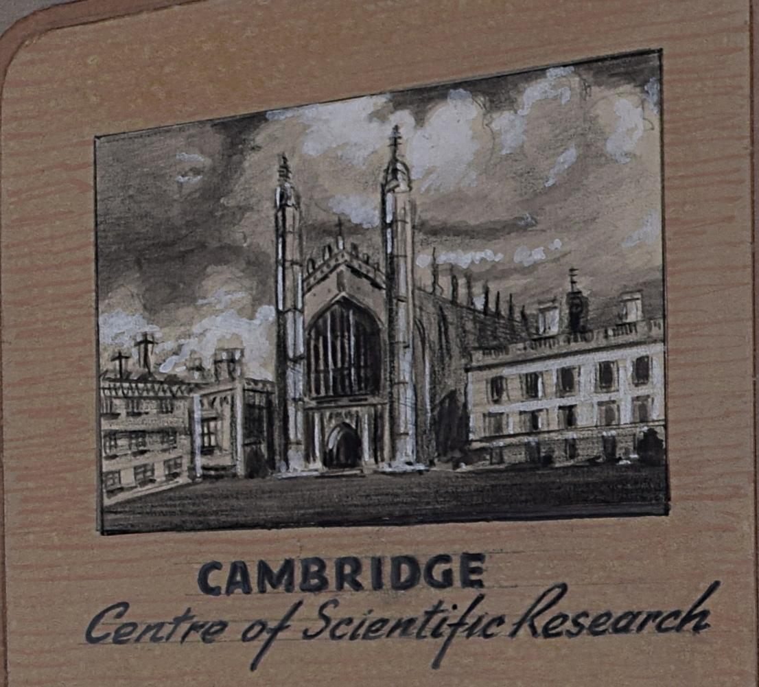 Werbedesign für Pye Records Cambridge Gouache, Mitte des Jahrhunderts (Realismus), Art, von Bowens