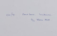 Oliver Hall RA Boat House Windermere Lake District Drawing Modern British Art