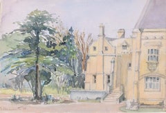 B Hamworth Mansfield College Oxford Watercolour