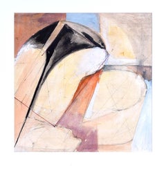 Adrian Heath Modern British Art 'Abstract Study I' watercolour painting