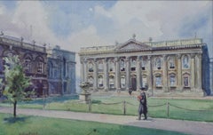 Senate House, Cambridge watercolour by Wilfred Pettitt