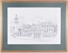 Queen Mary Westfield College University of London drawing by Marian Bunzl c.1995