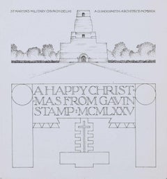Weihnachtskarte, 1975 – St Martin's Military Church, Delhi