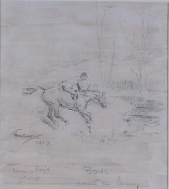 Braes of Derwent Hunt, dibujo de Tom Carr