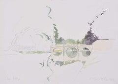 Clare Bridge, Aquarell von Mark McCrum