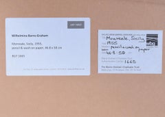 Wilhelmina Barns-Graham 20th century watercolour of Monreale, Sicily