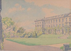Bernard Cecil Gotch: Worcester College, Oxford watercolour