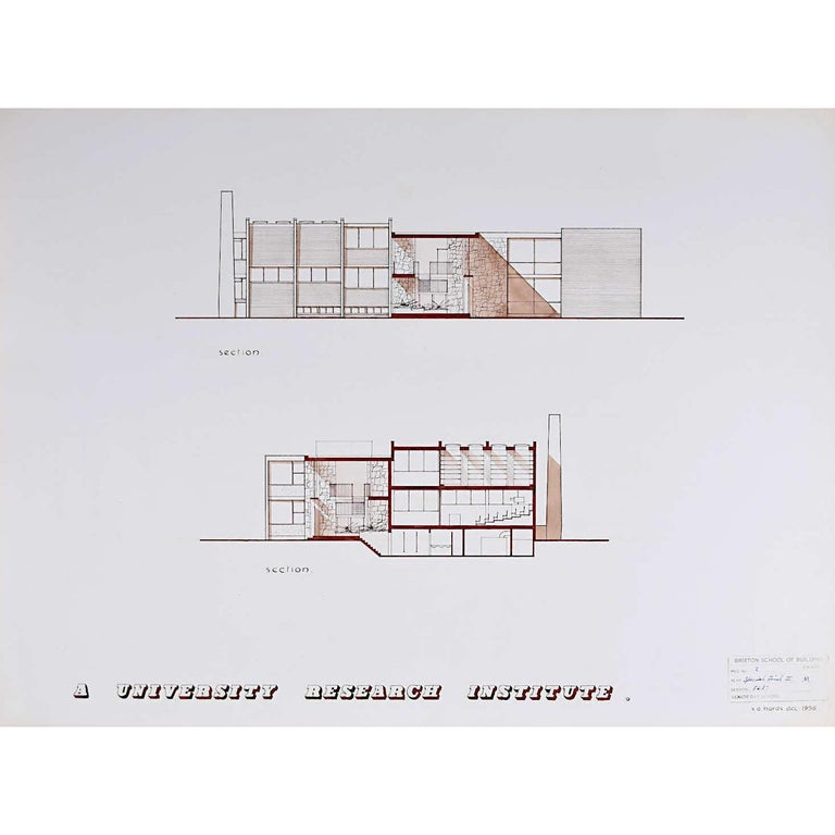 Hards V A Hards - Design for Modernist Brutalist Institute III mid-century ...