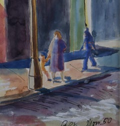 The Cedars, Kensington watercolour by Colin Moss Modern British Art