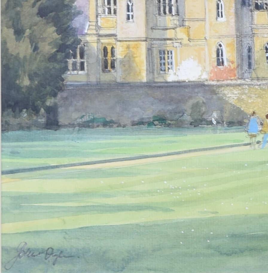 Trinity College, Oxford watercolour by John Doyle For Sale 2