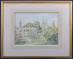 Queen's College, Oxford, Aquarell von Bernard Cecil Gotch