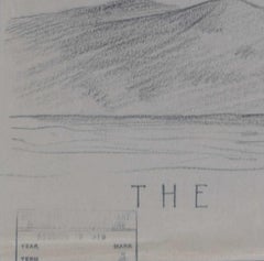 Leaning Tower of Pisa, Italy architectural drawing by John Paxton