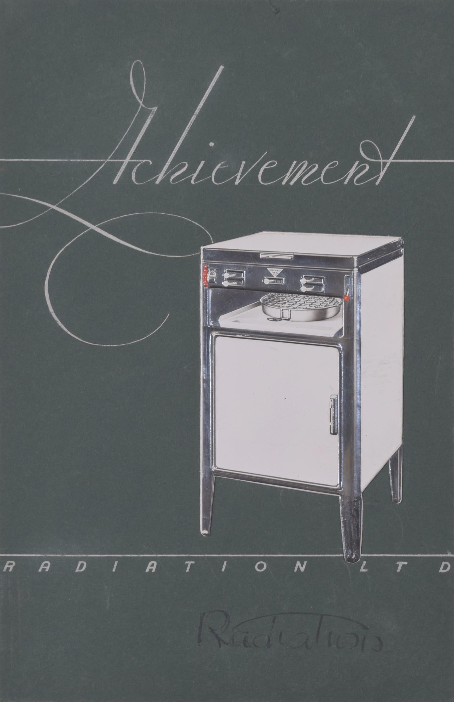 Per saperne di più, scorri verso il basso fino a "Altro da questo venditore" e sotto clicca su "Vedi tutto da questo venditore".

Brownbridge (fiorito negli anni '30-'40)
Design della brochure delle cucine a gas a radiazione Achievement
Penna e