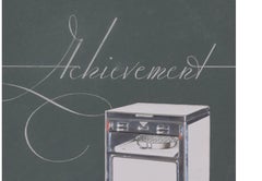 Radiation gas cookers Achievement Art Deco brochure design by Brownbridge