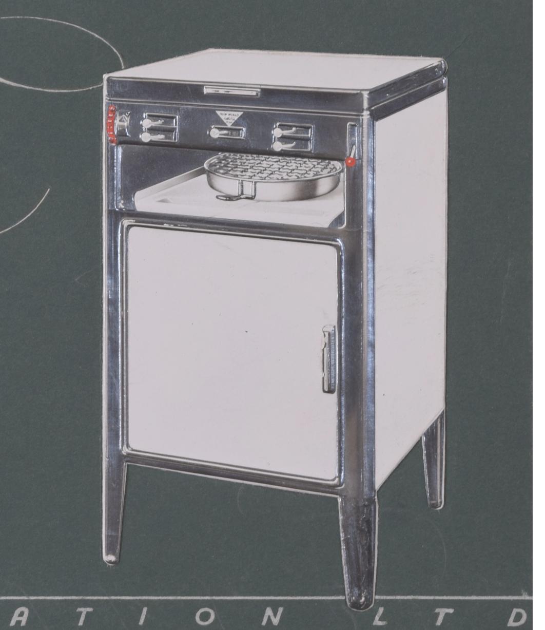 Radiation gas cookers Achievement Art Deco brochure design by Brownbridge For Sale 2