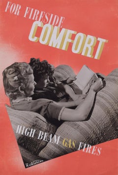 Vintage For Fireside Comfort, High Beam Gas Fires brochure design by Brownbridge