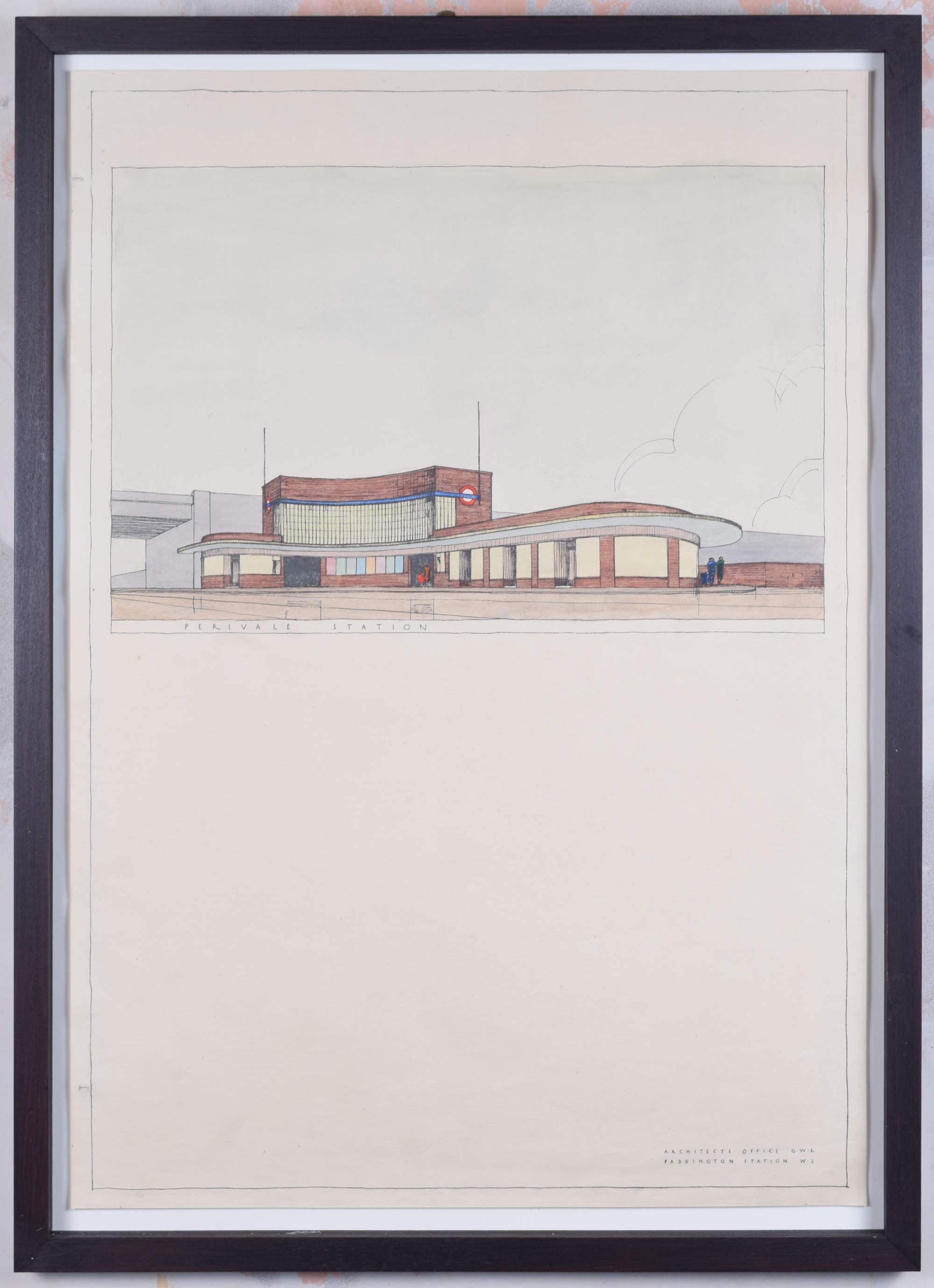 Brian Bannatyne Lewis Perivale London Underground 1930s station