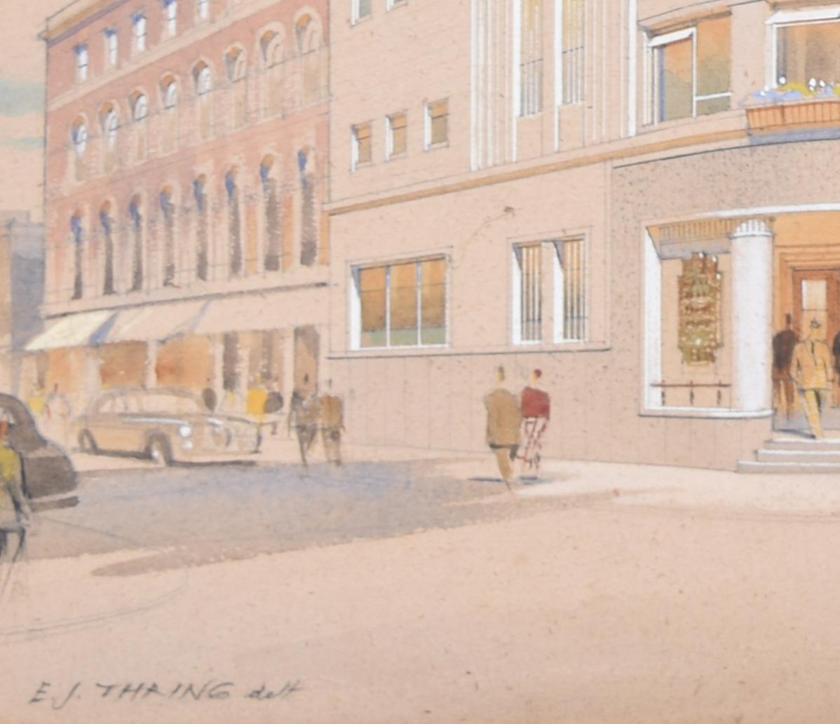 Entwurf für das St. Nicholas House, High Street, Bristol, von Edmund J. Thring im Angebot 2