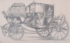 Stagecoach drawing by Gerald Mac Spink