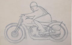 Disegno di motociclista di Gerald Mac Spink