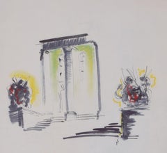 Proposal for St John's Smith Square architectural designs by Louis Osman FRIBA