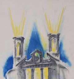 Proposal for St John's Smith Square architectural design by Louis Osman FRIBA