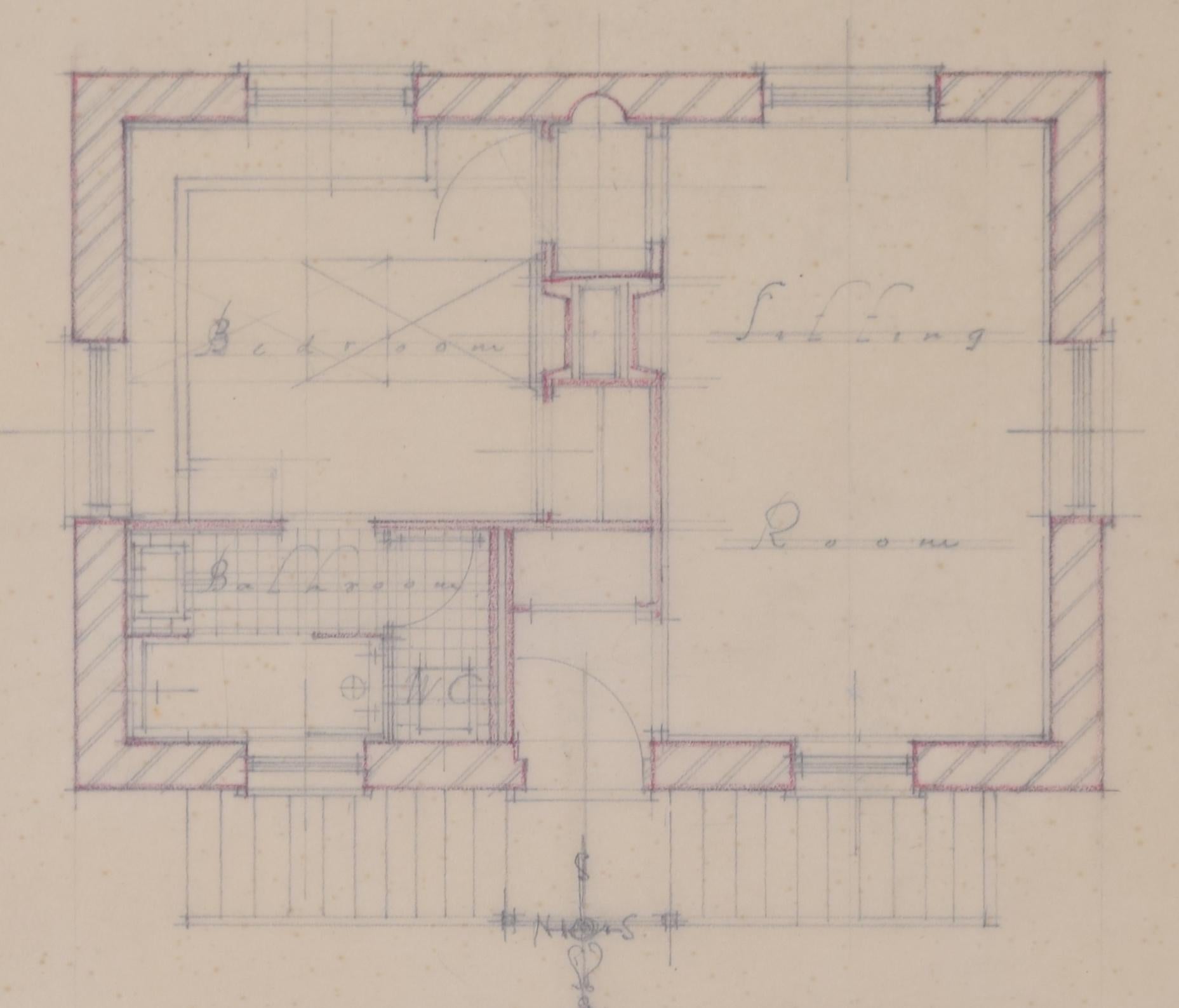 Design architectural des écuries d'Agatha Christie's par Louis Osman FRIBA en vente 1