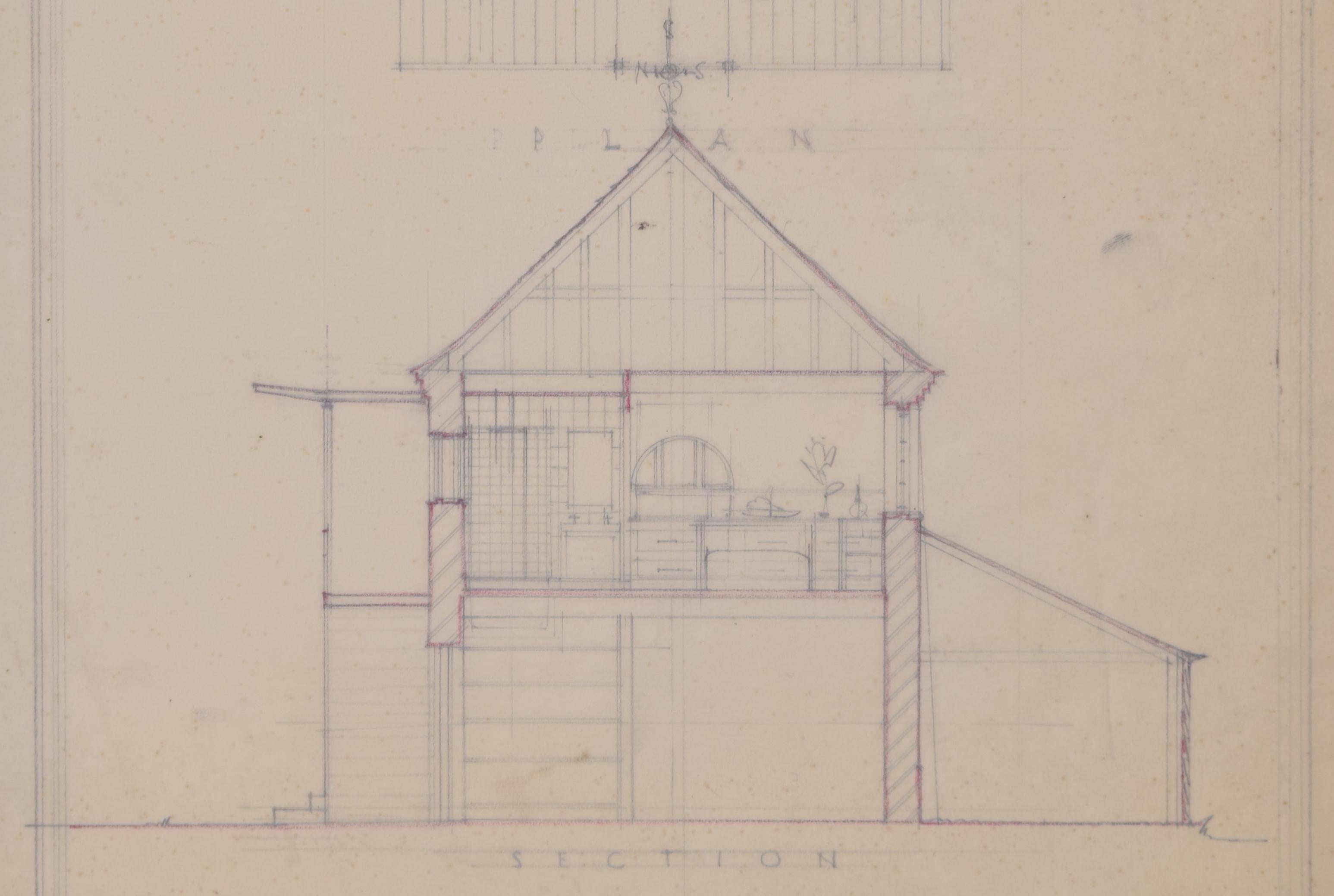 Design architectural des écuries d'Agatha Christie's par Louis Osman FRIBA en vente 2